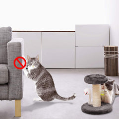 Cisila dispositif interactif chat petit, combinaison sisal et jouets, stimulation naturelle.