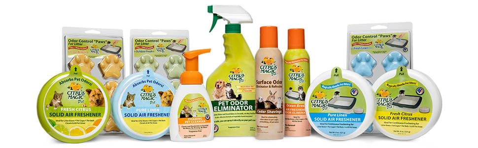 Citrus Magic Absorbant d'odeurs avec bicarbonate de soude, absorption renforcée.