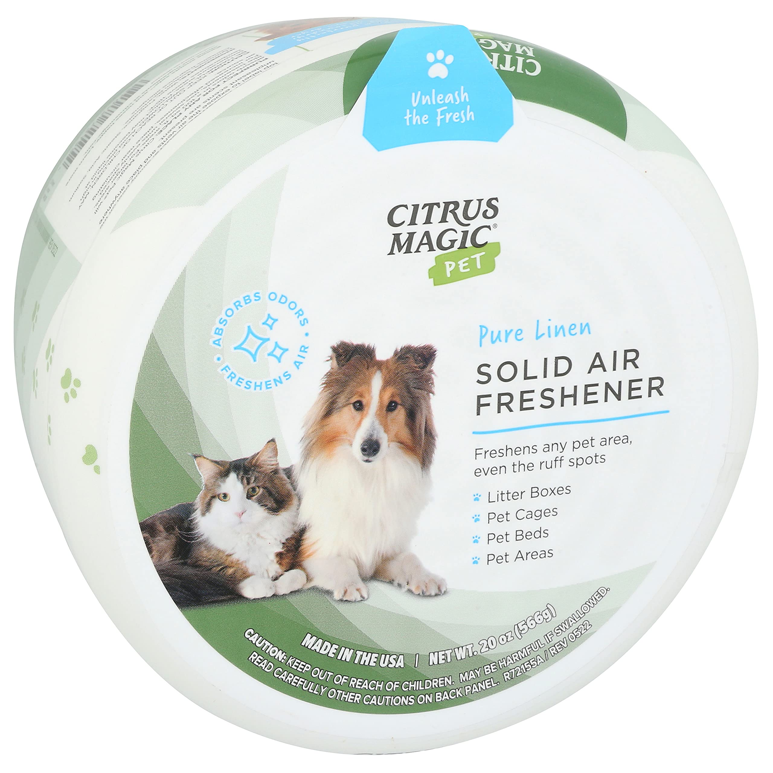 Paquet double Citrus Magic, bloc solide parfum lin pur pour espaces domestiques.