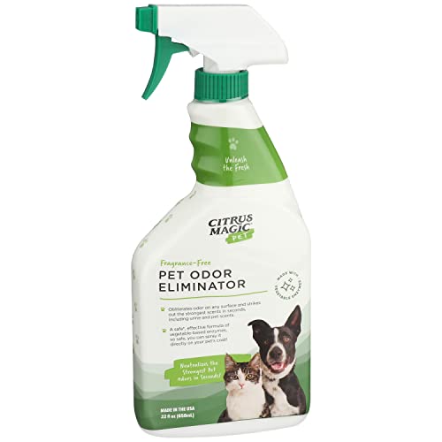Citrus Magic Nettoyant poil, bouteille, peut etre applique directement sur le pelage.
