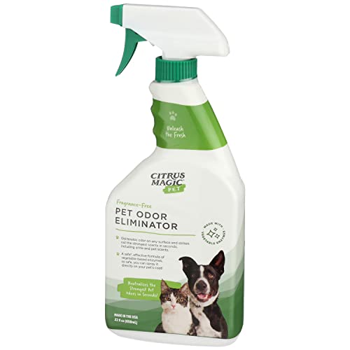 Citrus Magic Odeur urine animale, bouteille, neutralise rapidement sans traces.
