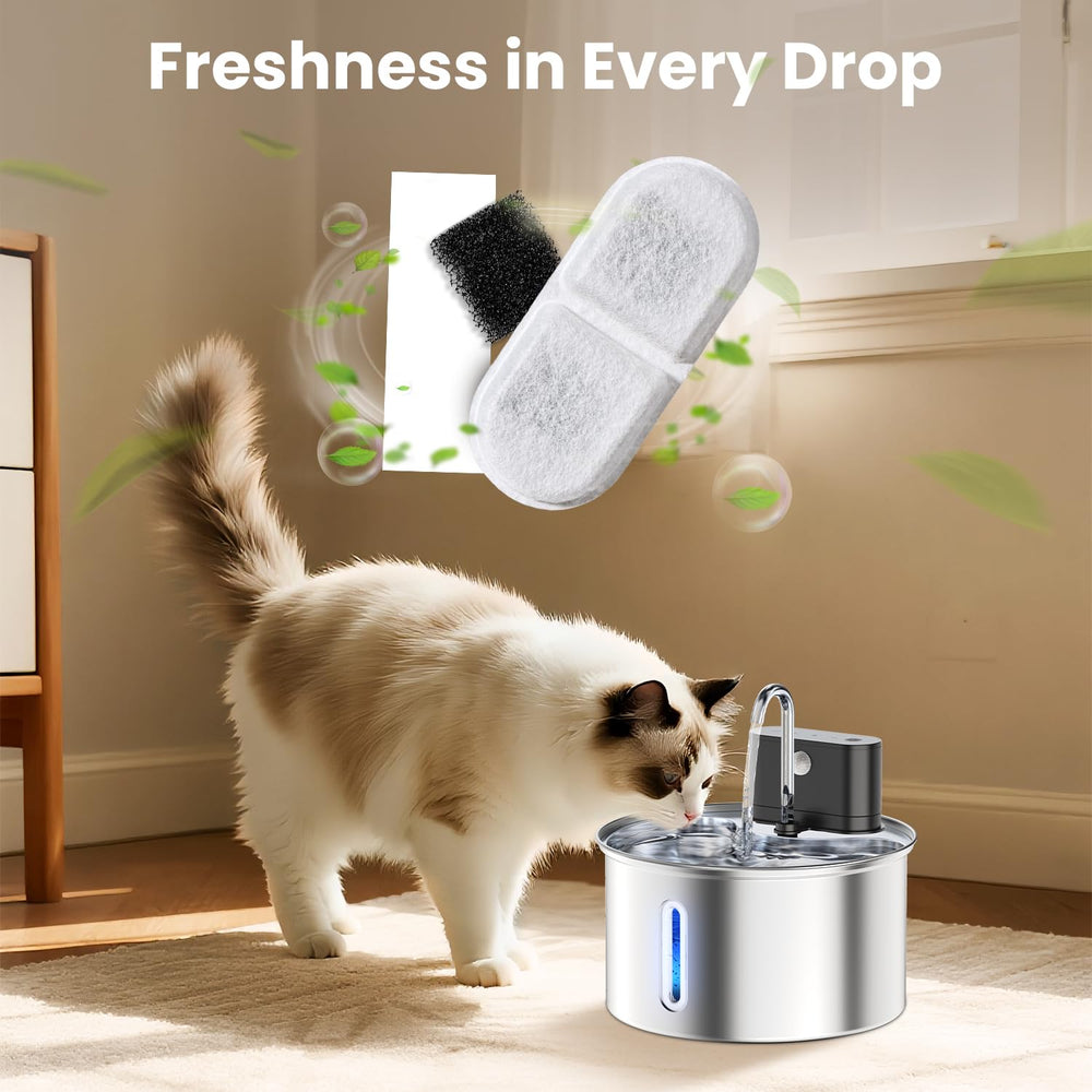 CityFlee filtre-fontaine-chat-hydratation-animaux soutient l'hydratation quotidienne des chats et chiens.