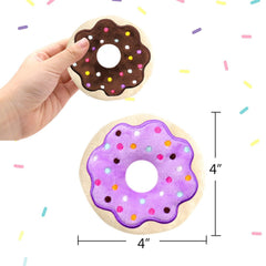 Ensemble de 6 jouets beignet CiyvoLyeen, idéal pour sessions quotidiennes.