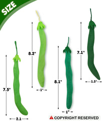 Jouet chat CiyvoLyeen, haricot vert avec herbe organique, combat l’ennui