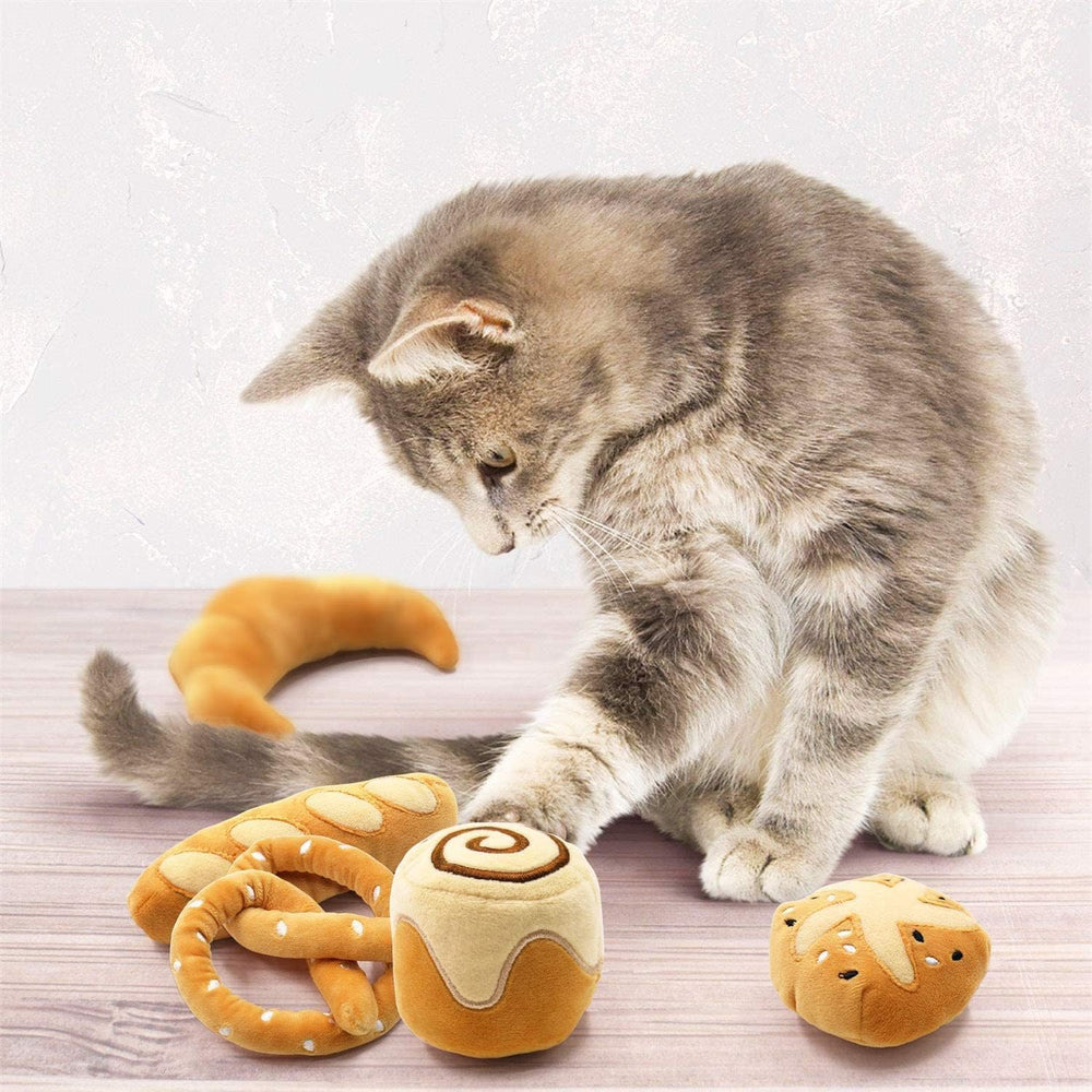 Jouet pain signé CiyvoLyeen : stimulation et joie pour chats.