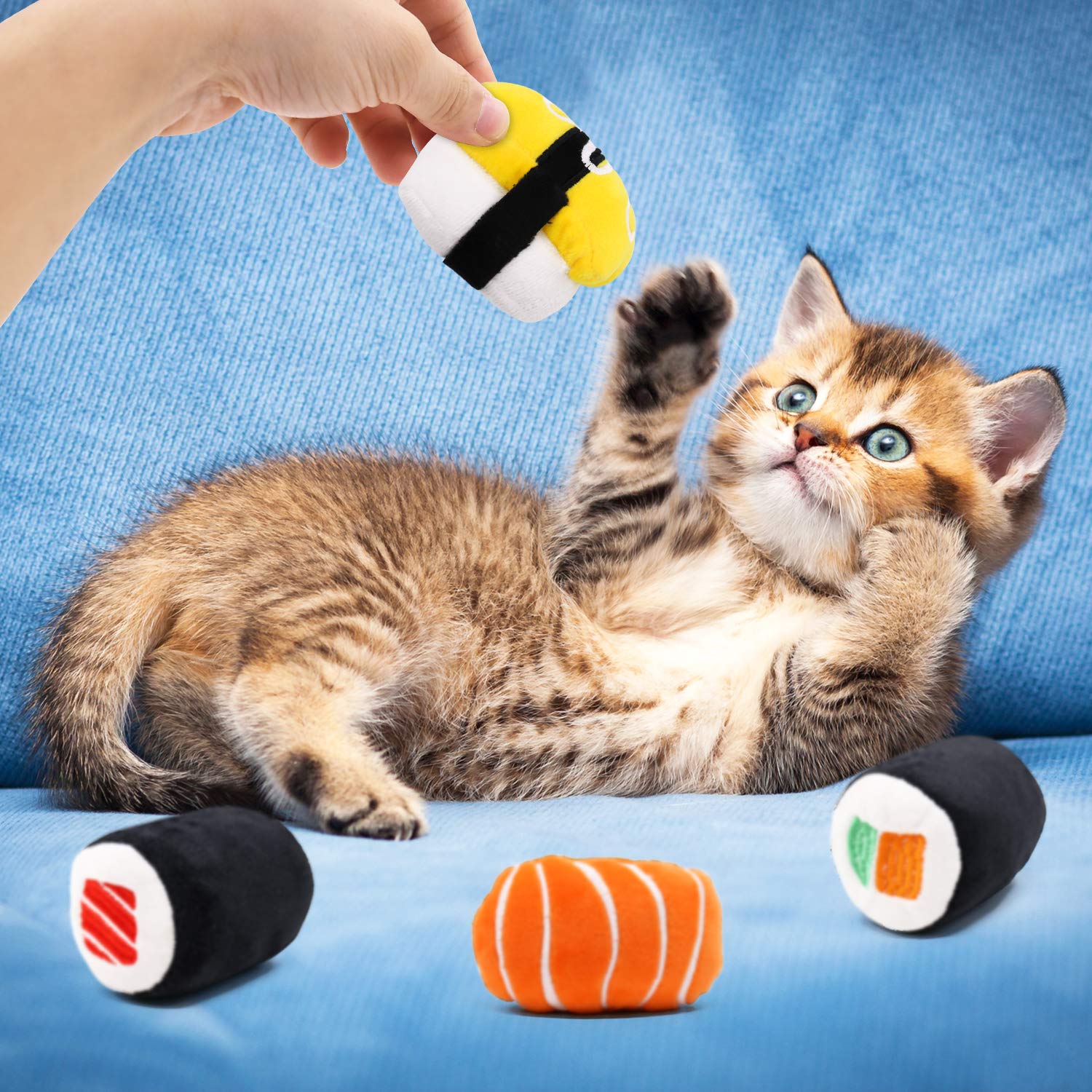 Jouet sushi concombre de CiyvoLyeen, design coloré pour des jeux variés.