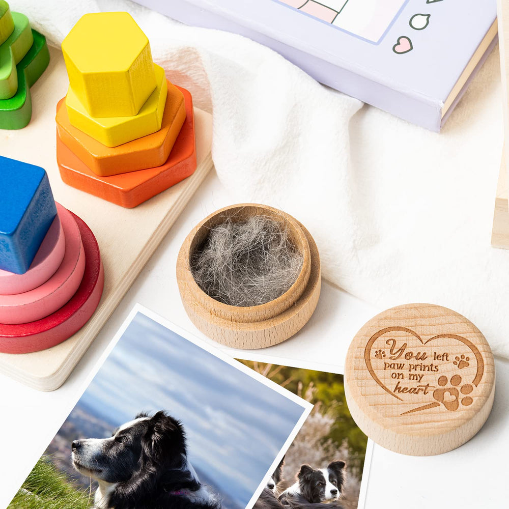 CJiangpo boite memoire chien bois : bois de bete sûr et durable.