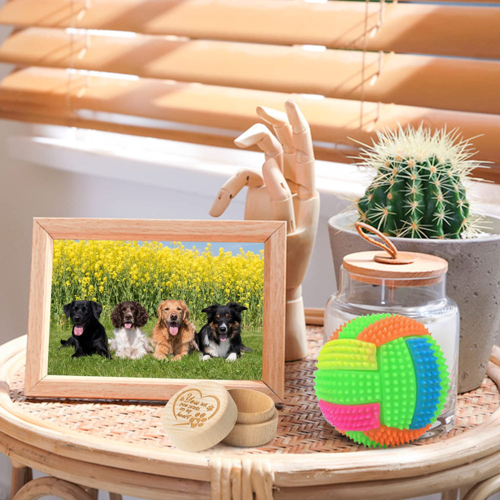 CJiangpo boite memoire chien bois : ideal comme cadeau de sympathie.