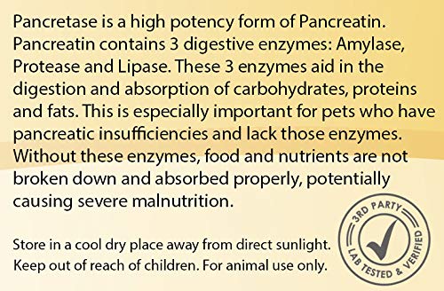 CK Formulations Pancretase – Capsules: facilité d’utilisation et ingestion potentielle.