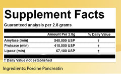 CK Formulations Pancretase – Verser: flacon pratique pour doser avec précision.