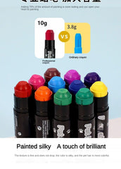 CKANDCK craies-teinture poils animaux palette colorée pour looks créatifs