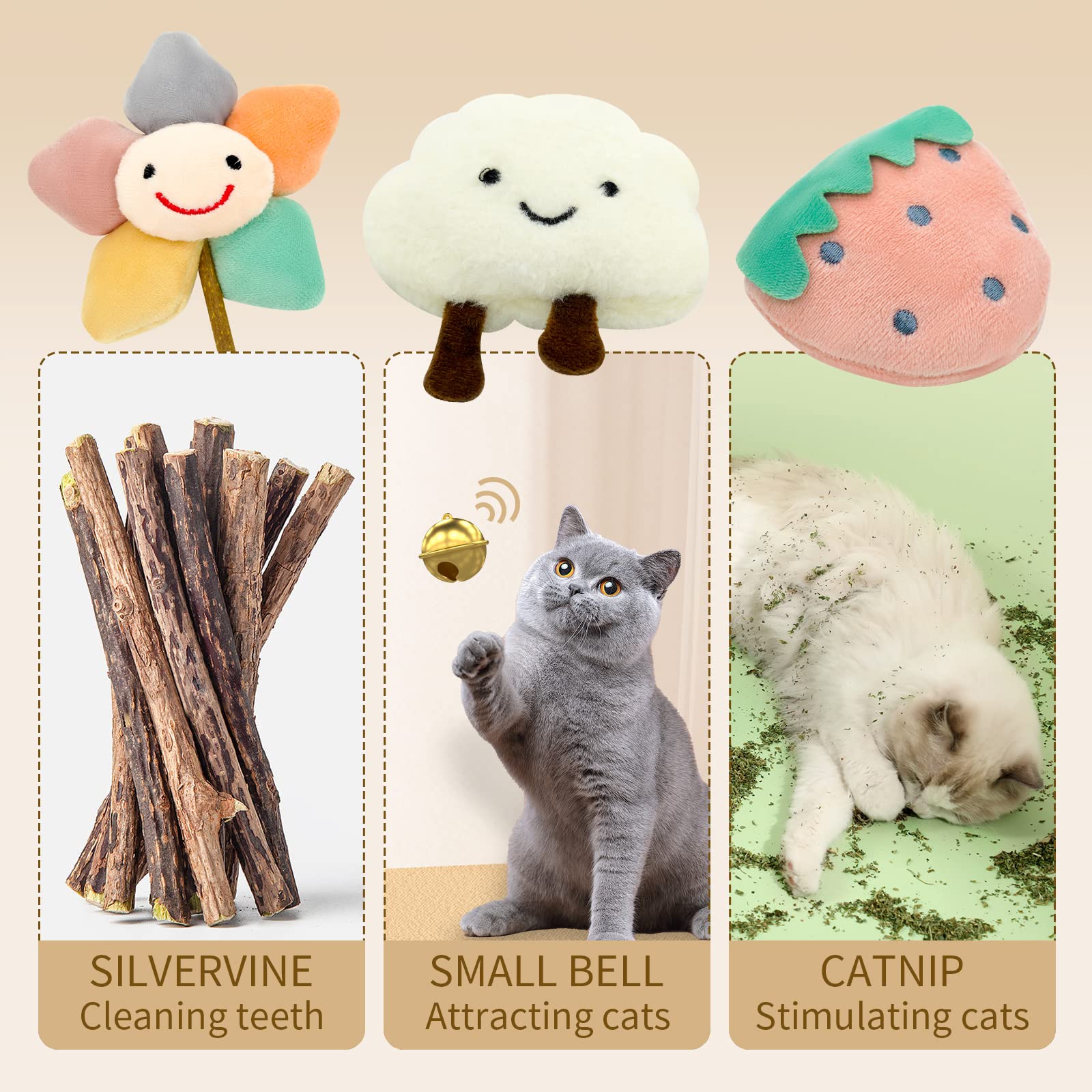 CKFPS Ensemble cadeau – trio exclusif pour chat d’intérieur et amuser.