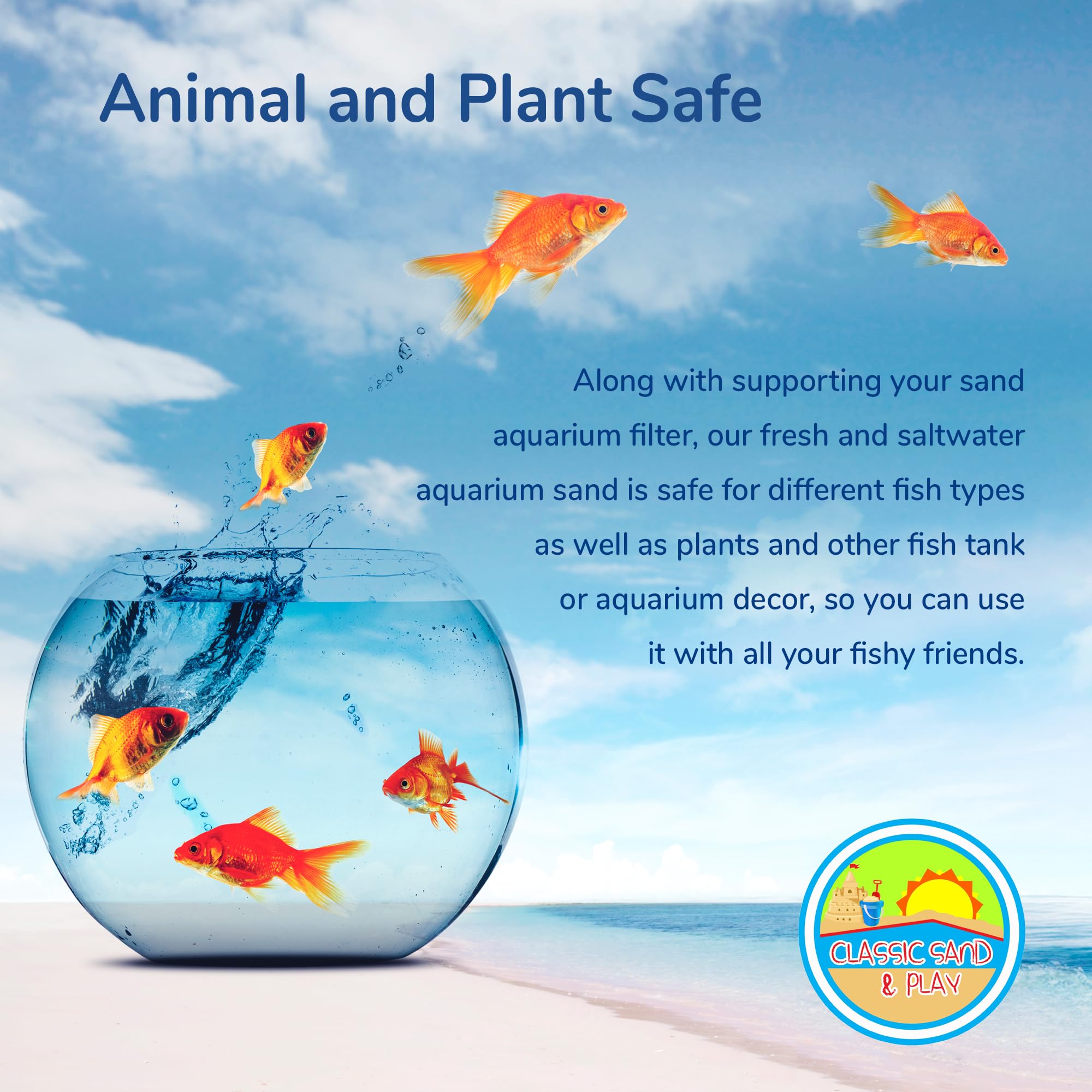Classic Sand & Play sable compatible filtre et amélioration potentielle de la filtration.