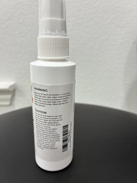Utilisation facile sur zones ciblées avec Classic's Lime Sulfur Dip.