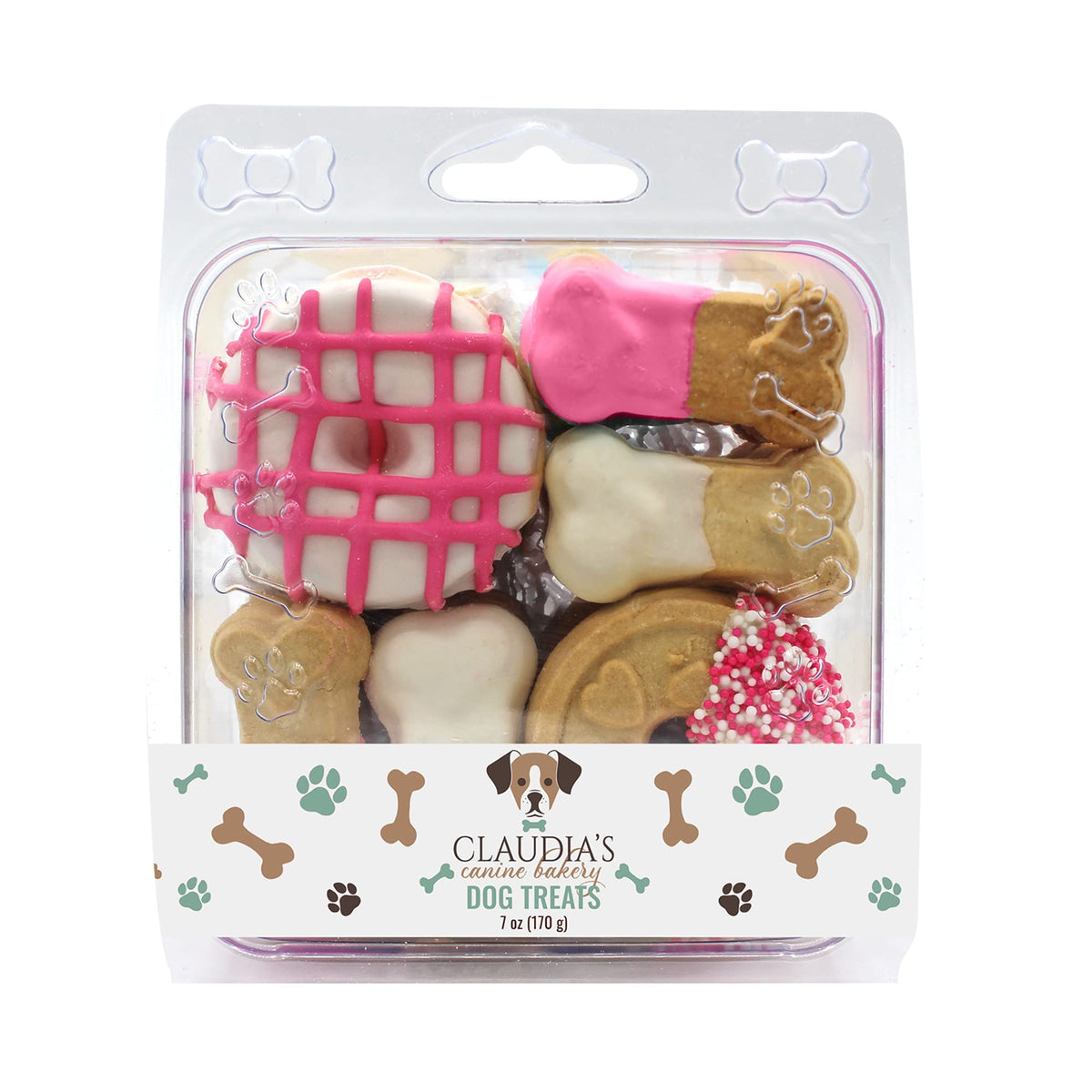 Biscuits Pink Passion Claudia's Canine Bakery, arôme séduisant et goût apprécié par les chiens
