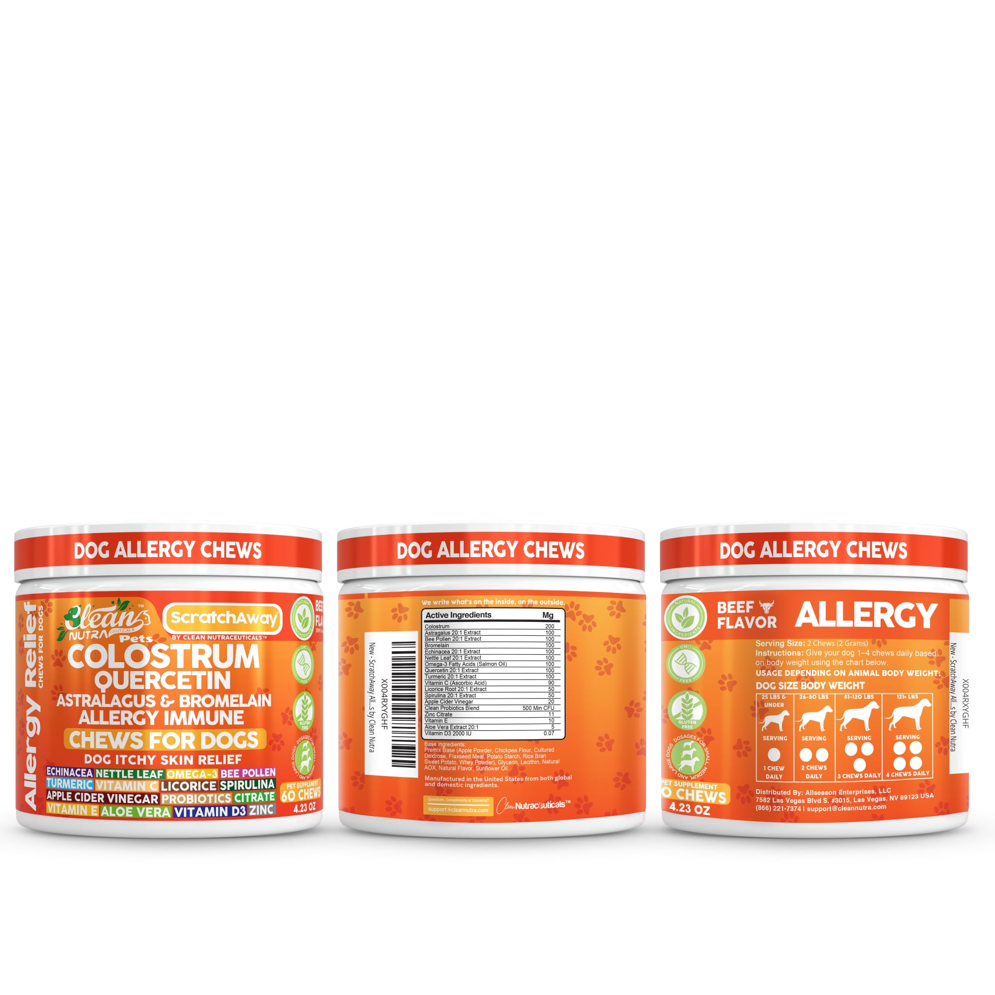 Probiotiques Clean Nutraceuticals chien – digestion soutenue et barrière intestinale.