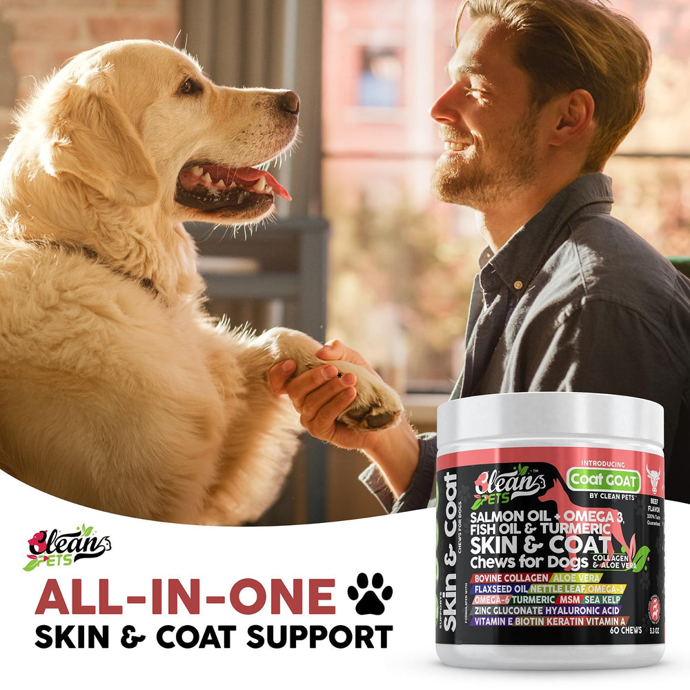 Clean Pets Huile de Saumon – emballage facile à ouvrir et à stocker.