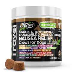 Friandises de voyage Clean Pets: gingembre pour le confort digestif.