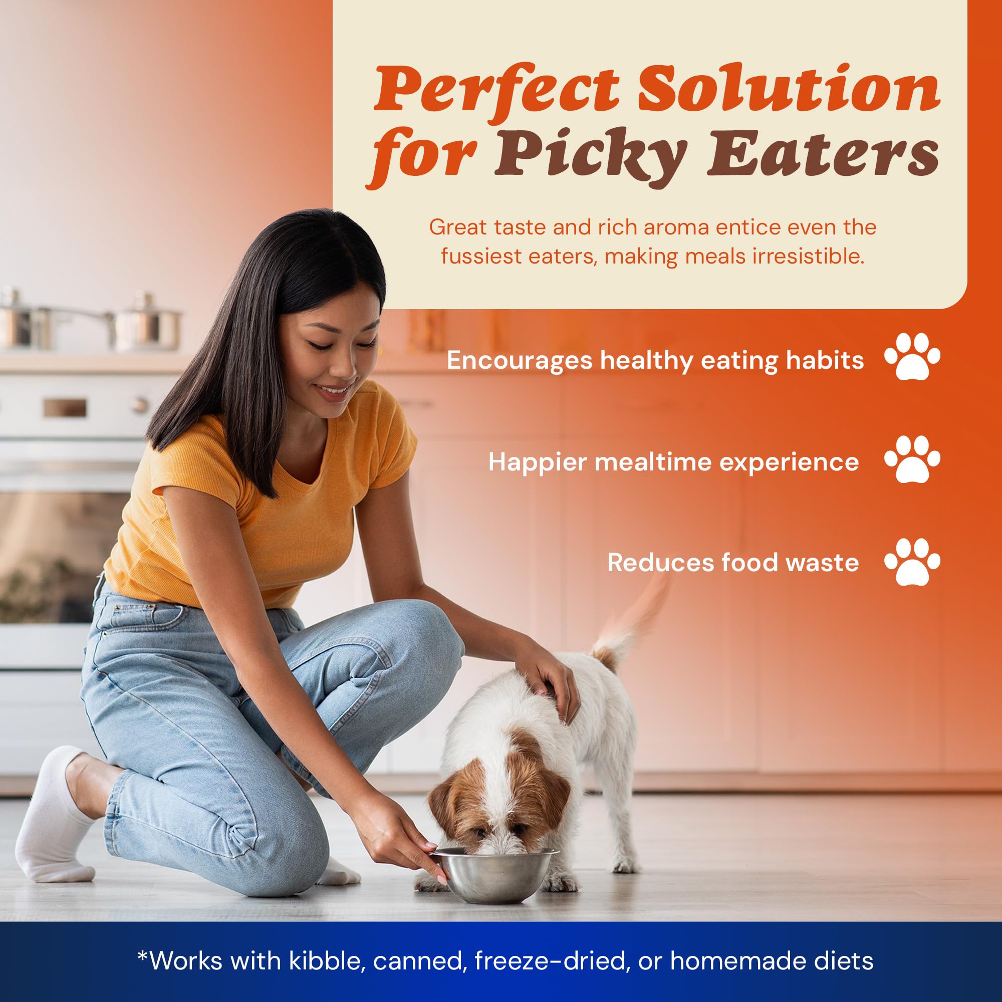 CLEAR CONSCIENCE PET Arfredo SuperGravy ingrédients naturels visibles dans le sachet.