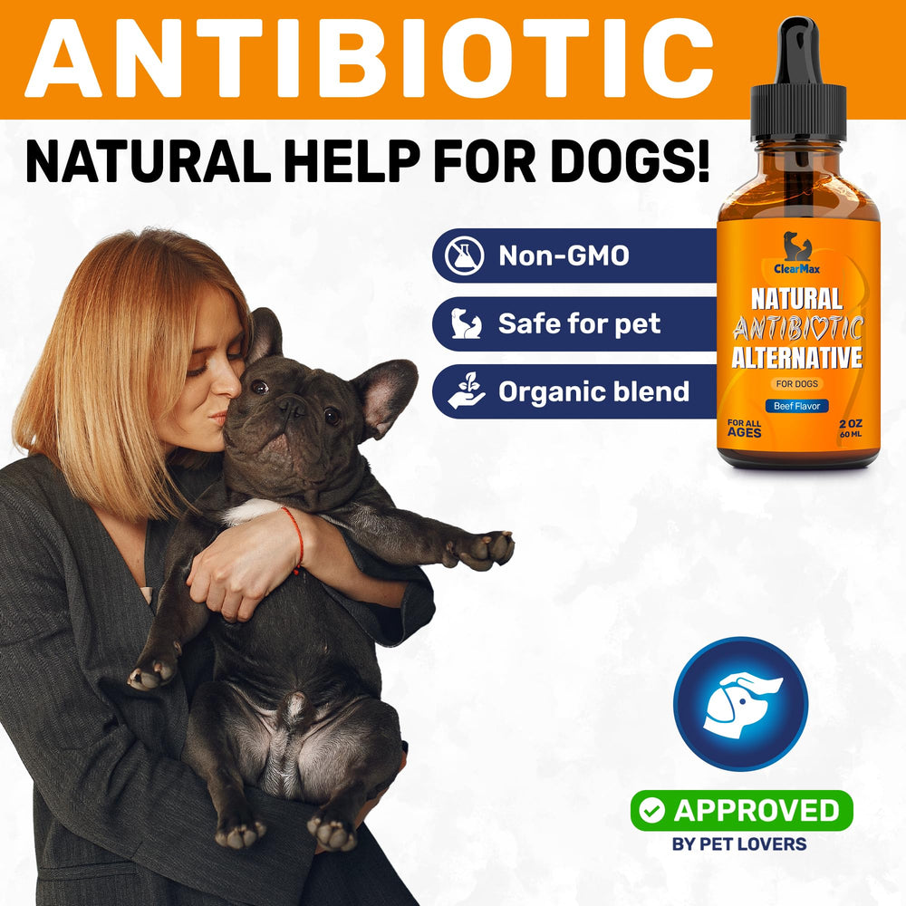 Clear Max antibiotiques chien adapté à tous les âges et races.