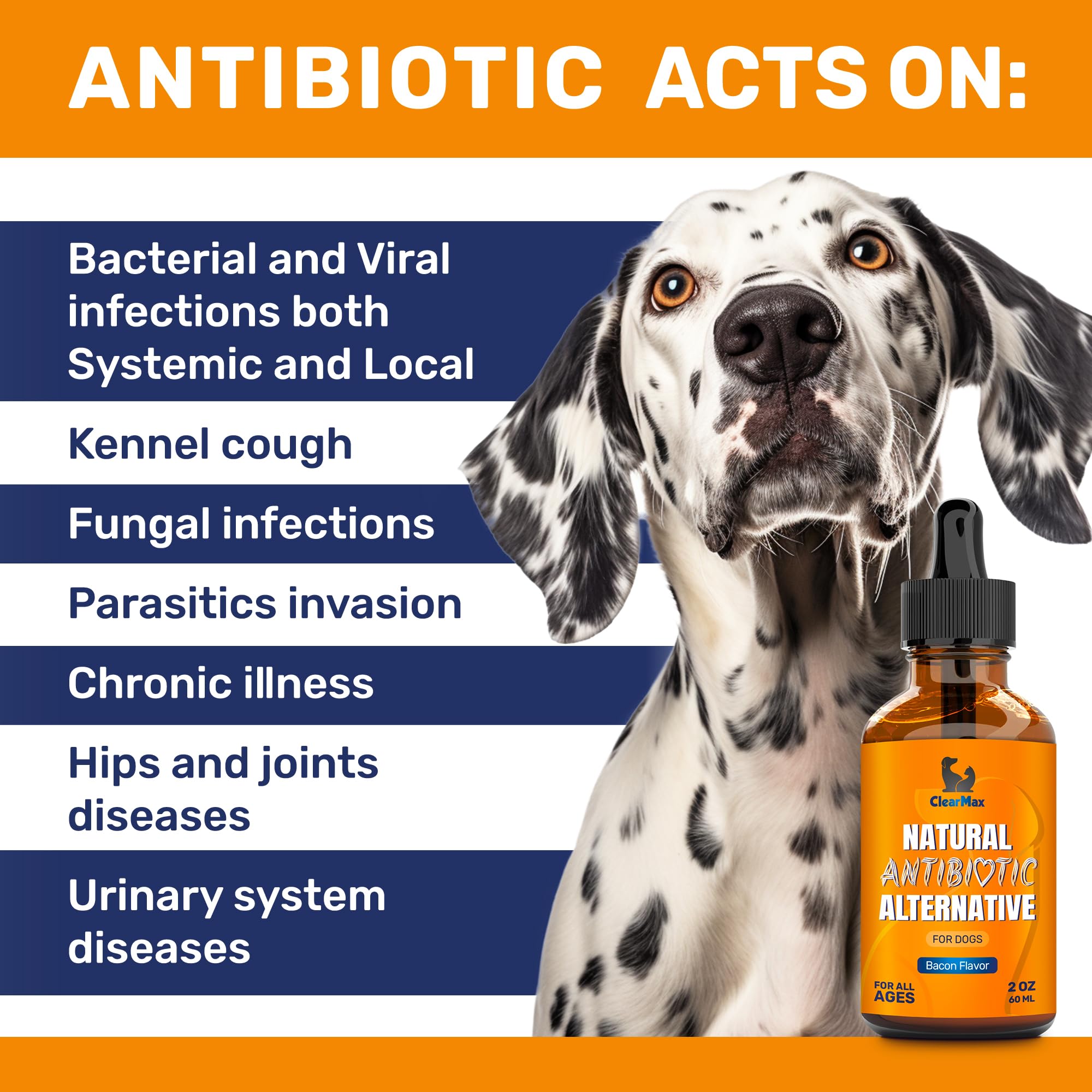 Clear Max: extrait de canneberge naturel soutenant la digestion chez le chien.