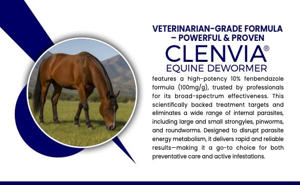 CLENVIA Pâte Cheval 10% – emballage clair et dosage accessible