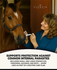 CLENVIA Pâte Cheval Applicateur Seringue, dosage sûr.