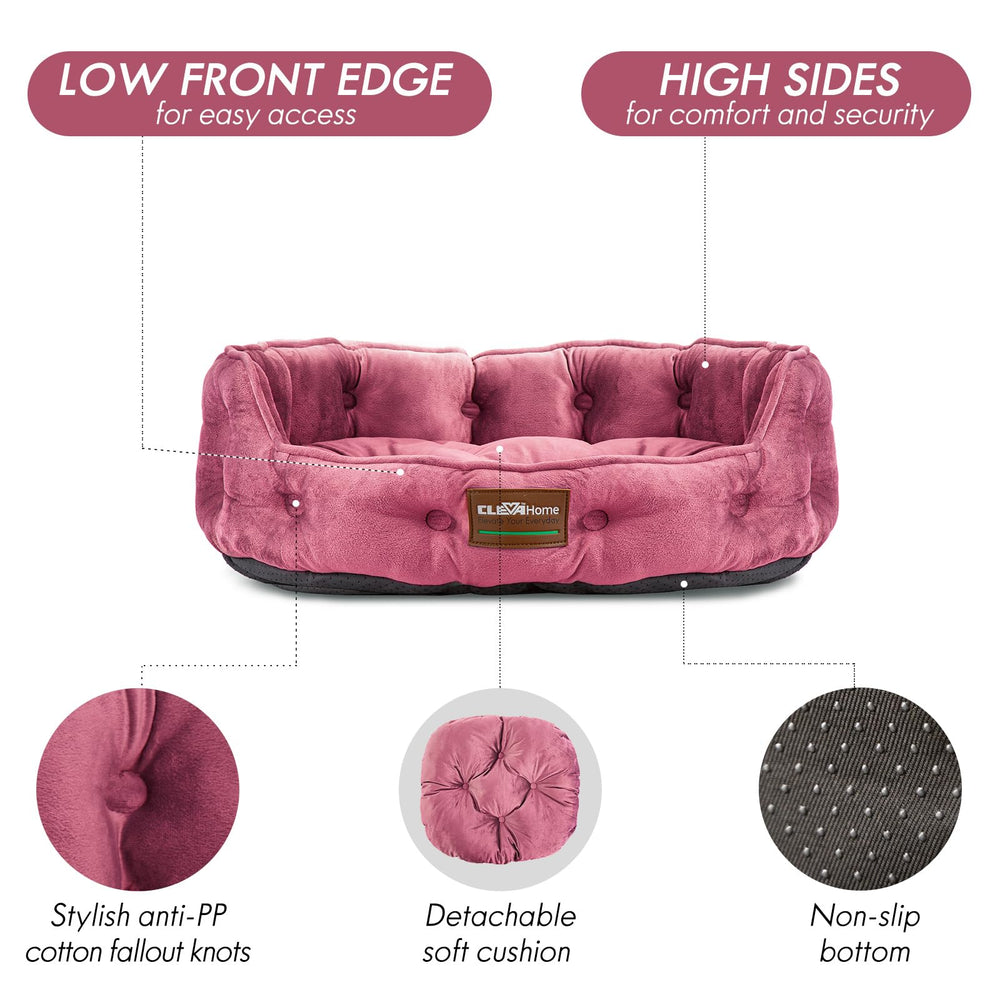 Rembourrage en polyester doux ClevaHome qui garde sa souplesse.