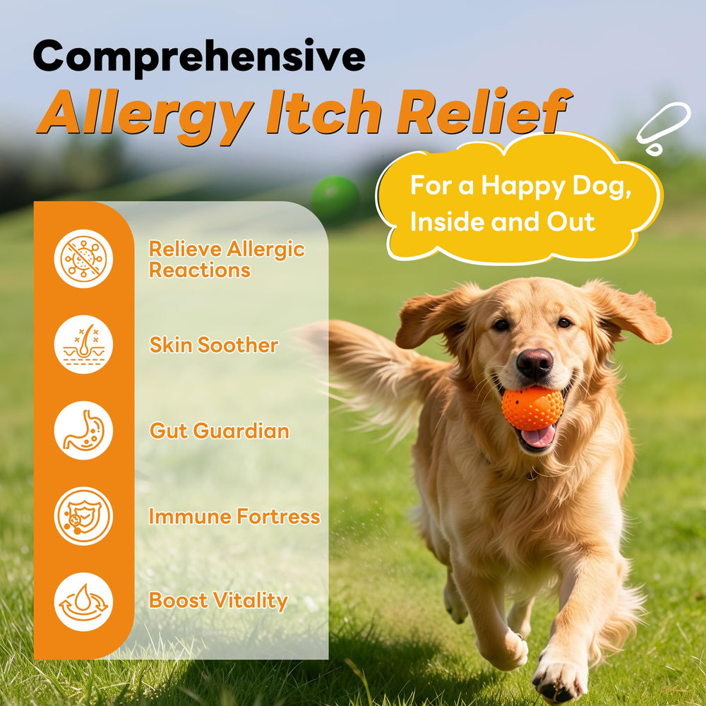 Gommes CleverasHealth pelage brillant et peau saine pour chien.