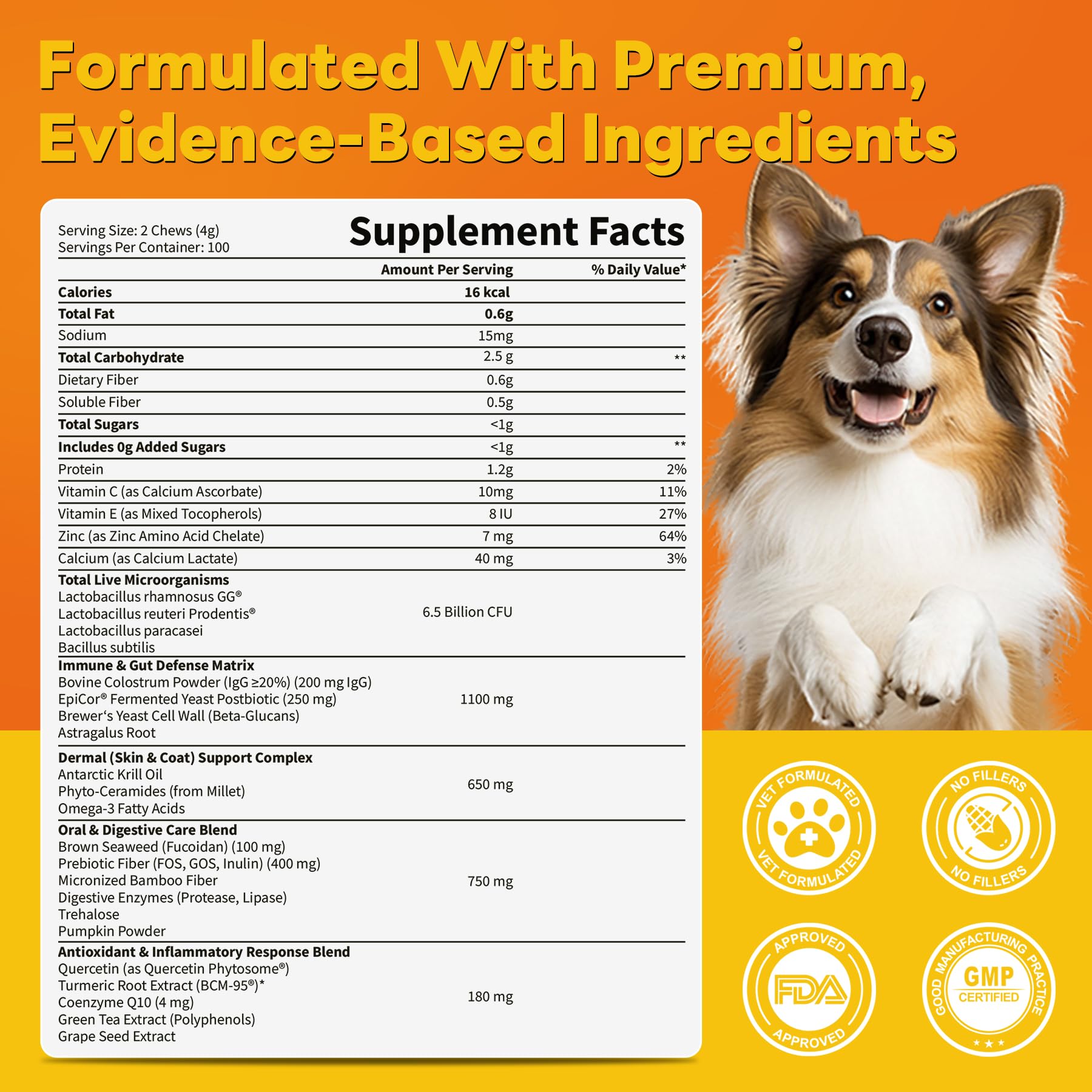 Routine quotidienne avec CleverasHealth gommes pour chien allergique.