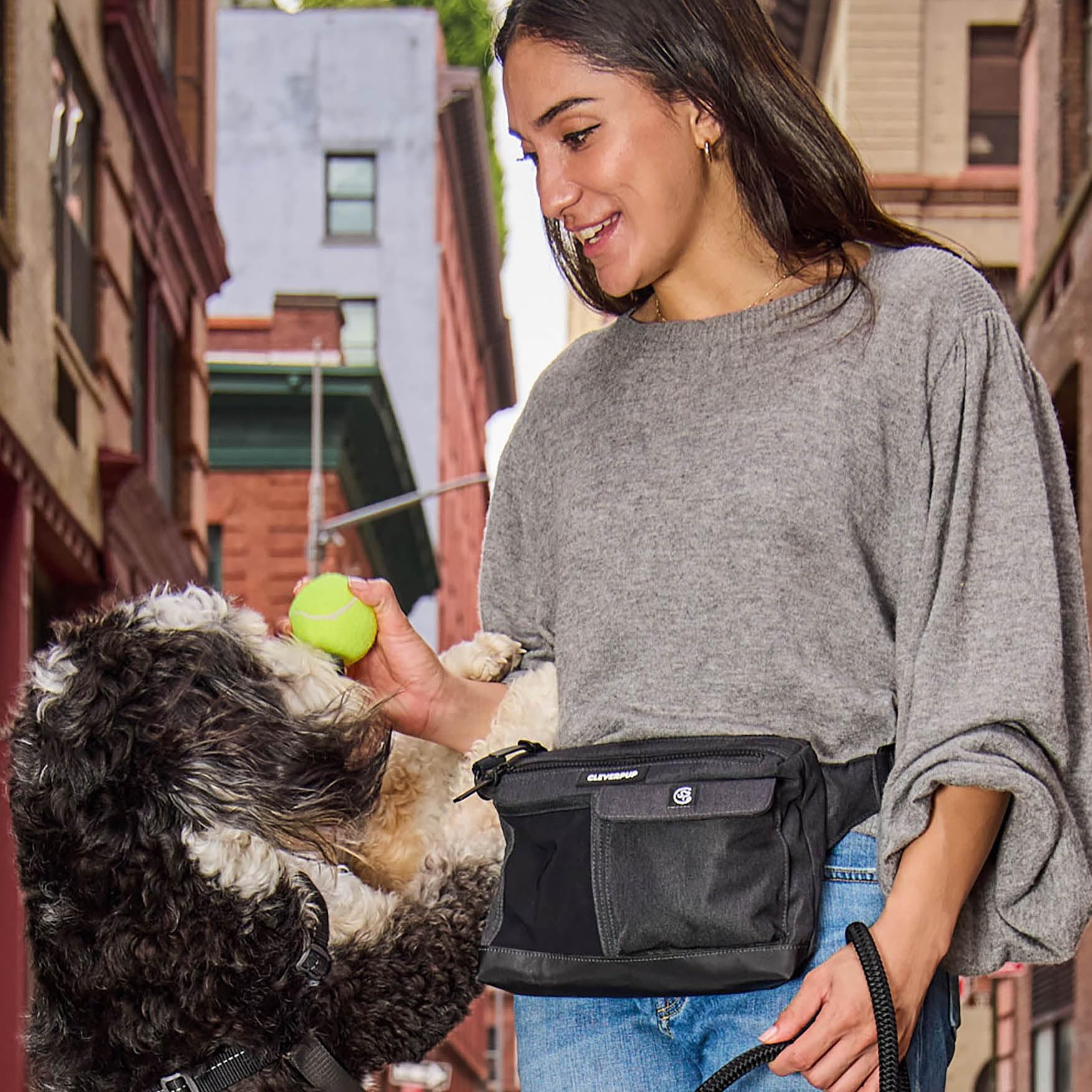 Cleverpup distributeur-sacs-crottes: solution pratique pour les sorties avec des sacs.