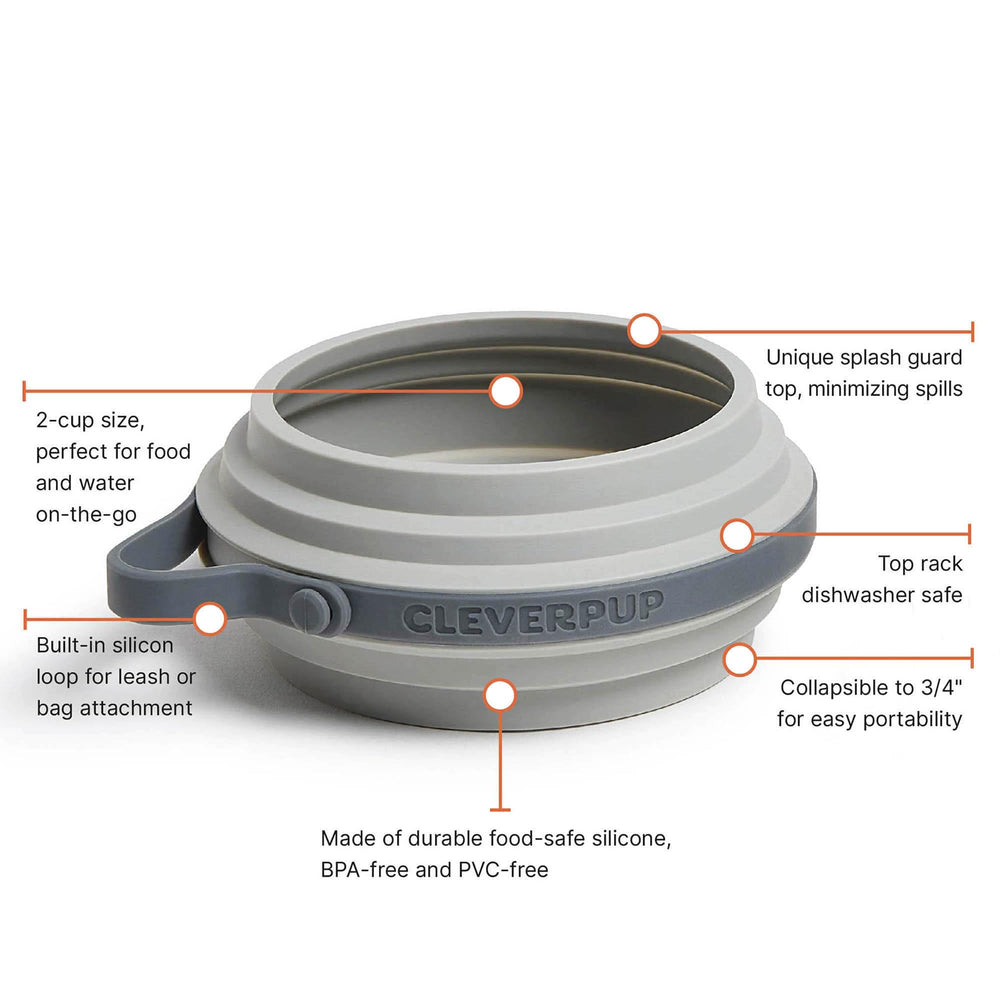 Bol Nomad pliable sans BPA, hydratation pratique en déplacement