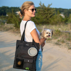 Poche balle ventilée Cleverpup Park Pack, accès rapide pendant le jeu