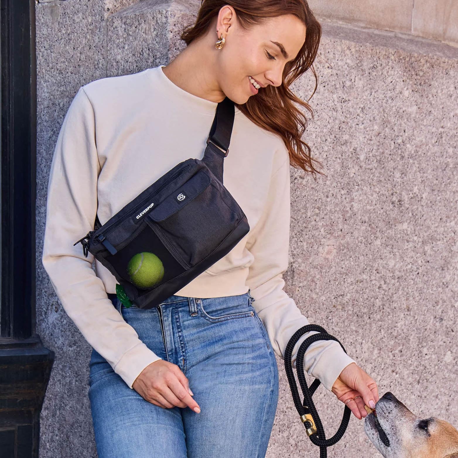 Cleverpup pochette-gourmandises: friandises sécurisées pour promener et récompenser.