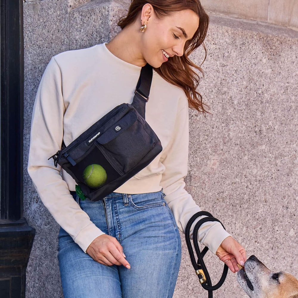 Cleverpup pochette-gourmandises: friandises sécurisées pour promener et récompenser.