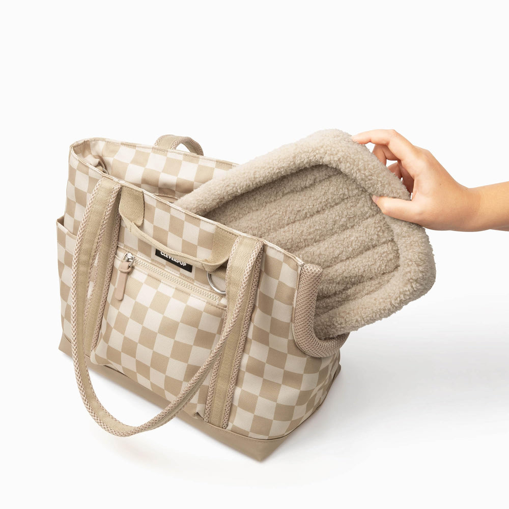 Cleverpup sac-de-transport petit-chien poche-alimentaire sûre.