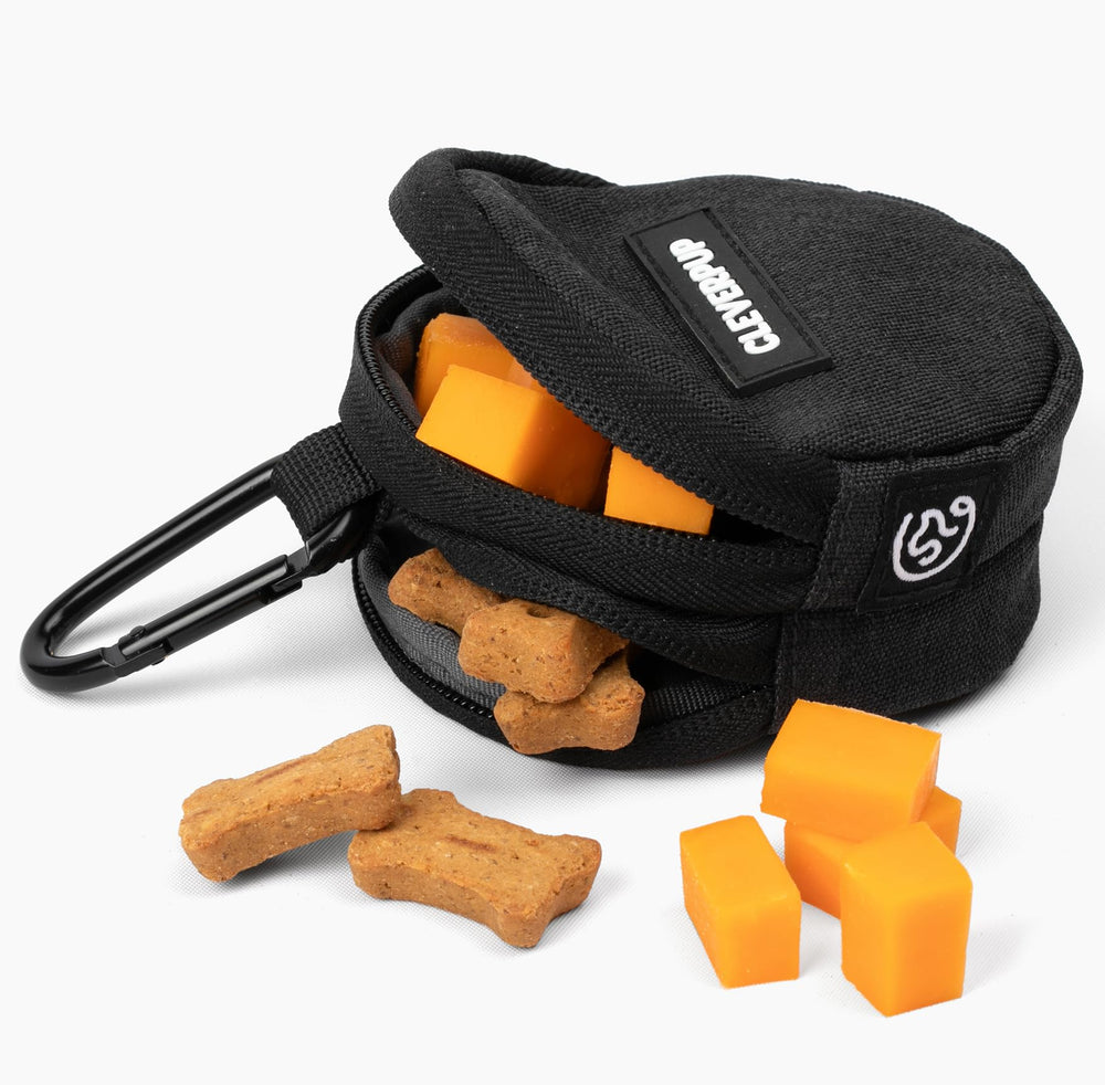 Cleverpup Snackpack: ouverture rapide pour accéder aux friandises pendant l’entraînement.