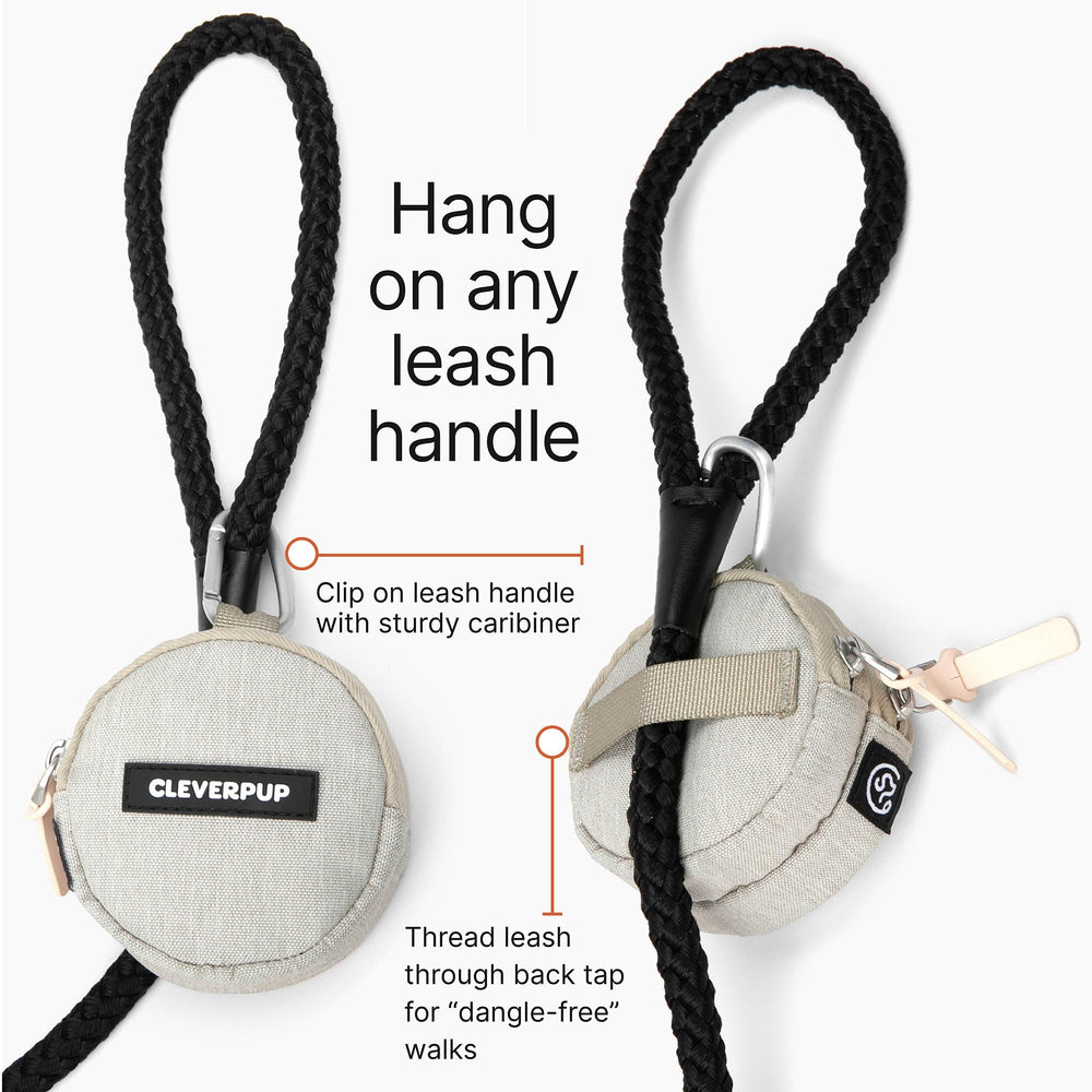 Cleverpup Snackpack: profondeur d’environ 5 cm pour une organisation pratique.
