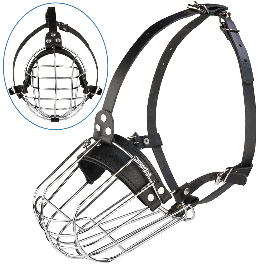 Lanières en cuir réglables CleverTail, confort sans frottement pendant les promenades.