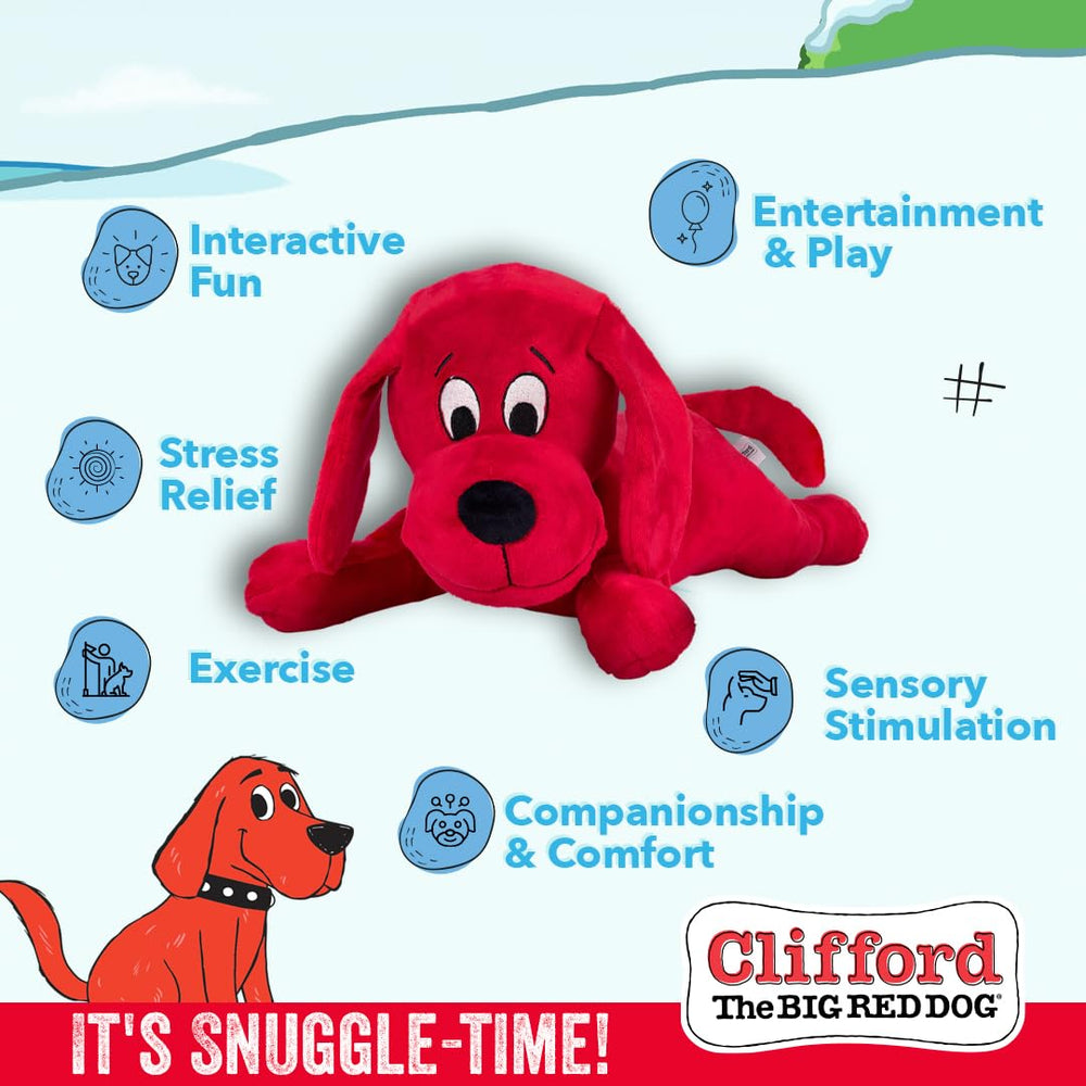 Clifford le Gros Chien Rouge – jouet pour chiots, durable et facile à saisir pour les petites mâchoires.