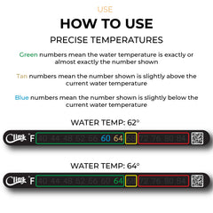 Cling Fishing Products installation simple sur filet ou équipement pour surveillance thermique pratique