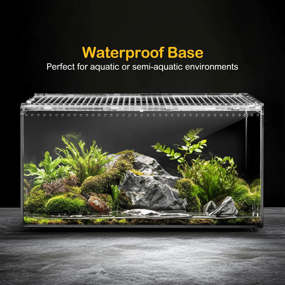 Clioran Terarium PC Vivarium XL: habitat sûr et robuste pour animaux exotiques