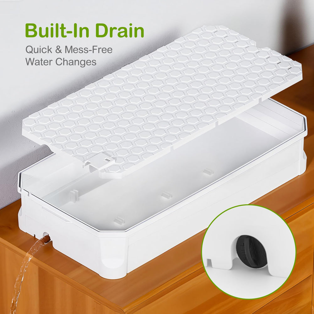 Clioran kit tortue matériaux PC durables et transparents pour observation.