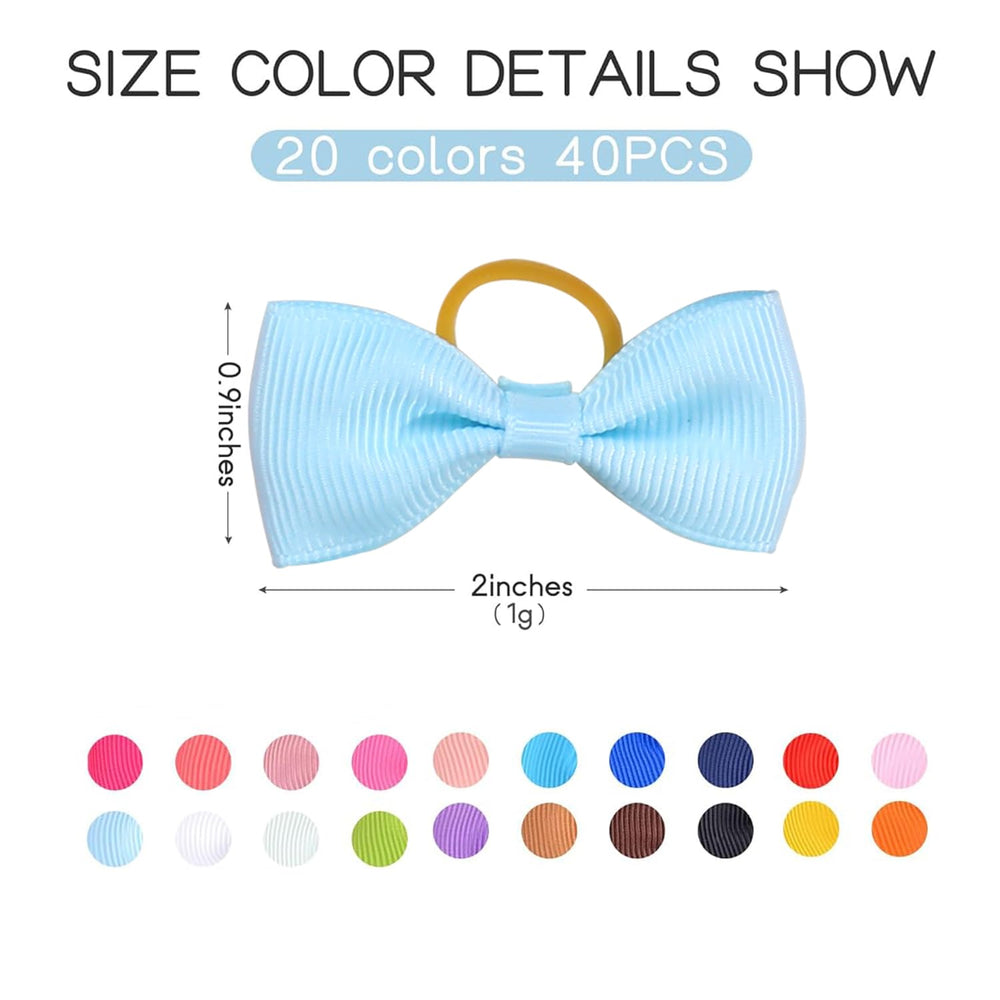 Clipband noeud mini 2 pouces jaune: ajout dynamique pour fêtes et événements.