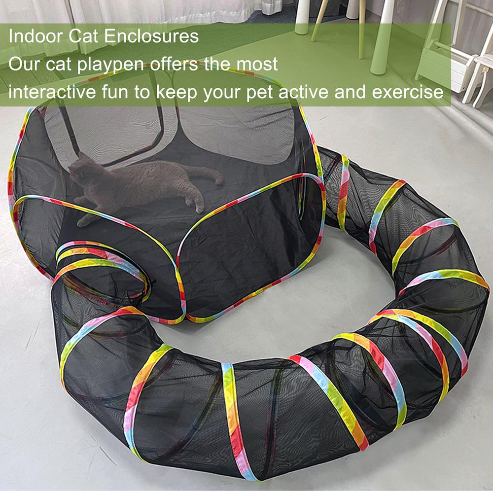 Sac de rangement léger CLKHOWL pour enclos chats, transport facile