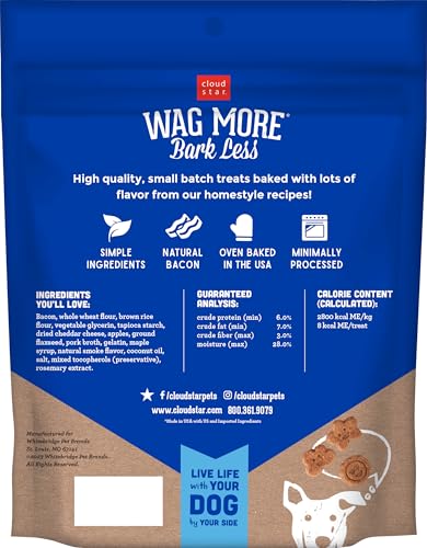 Détail du premier ingrédient: bacon fumé naturel dans la friandise.