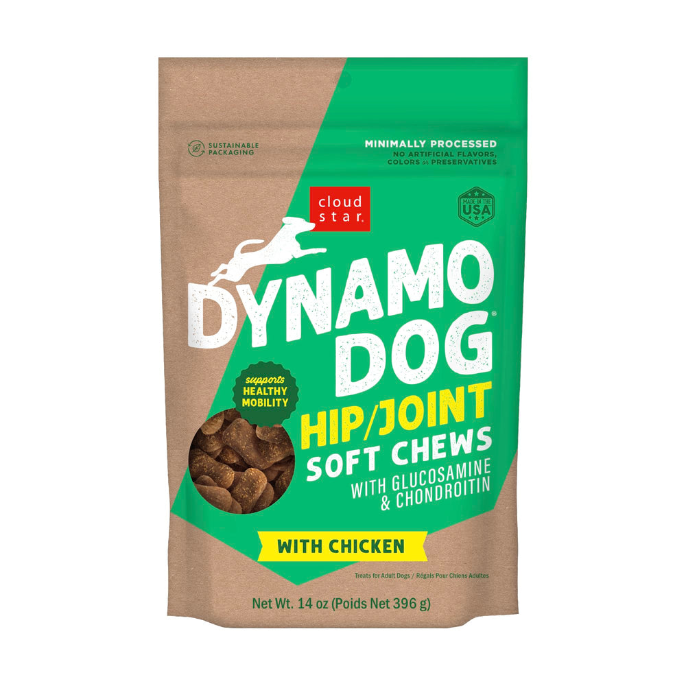 Cloud Star Dynamo Dog; bouteille-poulet: friables savoureux soutiennent la mobilité.