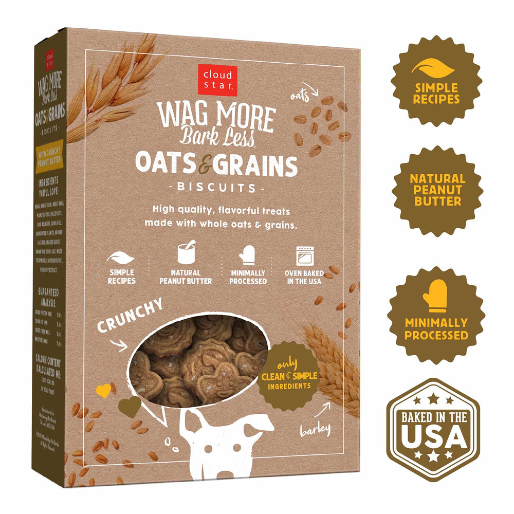 Cloud Star Wag More Bark Less biscuits cuits au four aux États‑Unis, qualité artisanale