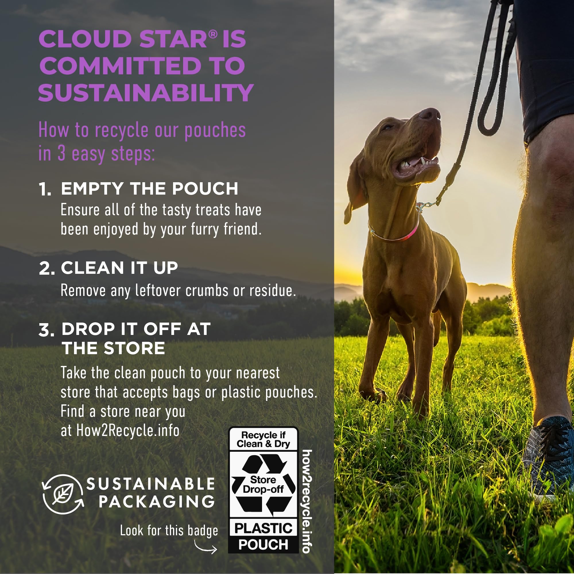 Cloud Star Tricky Trainers: emballage recyclable pratique pour les séances en extérieur.