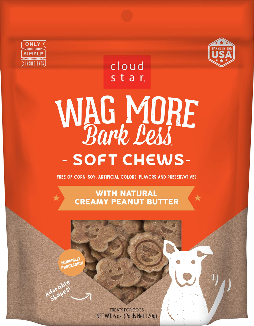 Cloud Star Wag More Bark Less: friandises en forme d'étoiles pour récompenser votre chien.
